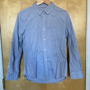 Wildfang blue Oxford button up women’s small